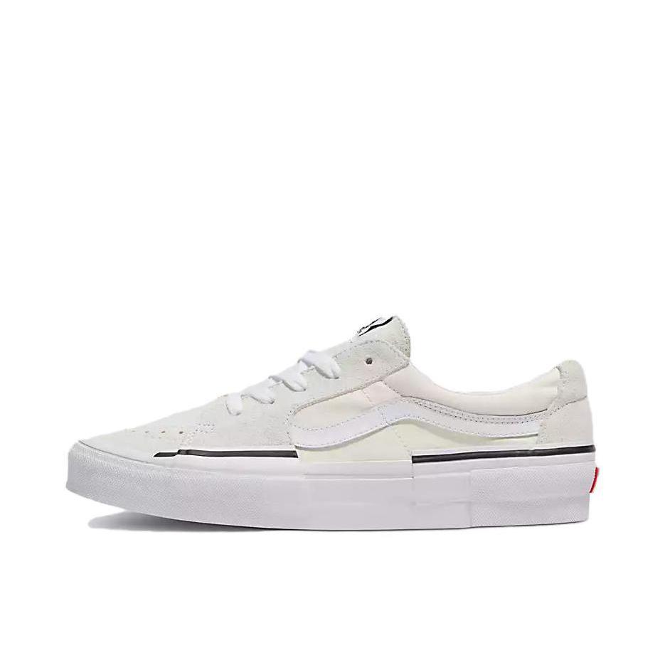 推荐商品：Vans/范斯 SK8-Low 板鞋 防滑耐磨舒适减震潮流拼接百搭休闲复古风帅气高街运动简约风薄底 棉花糖色