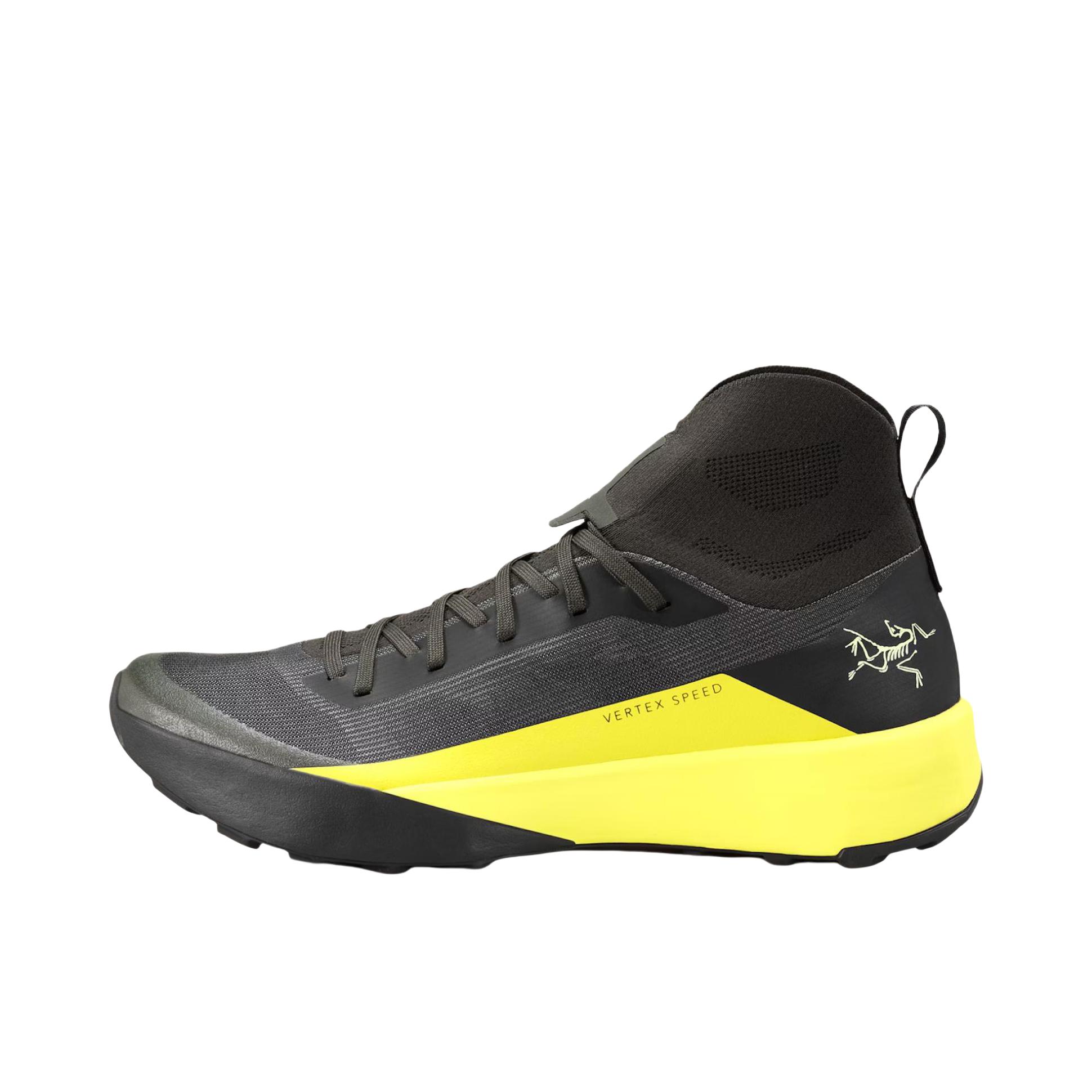 推荐商品：Arc'teryx/始祖鸟 Vertex Speed 越野跑鞋 时尚耐用低帮 黑色/绿色 