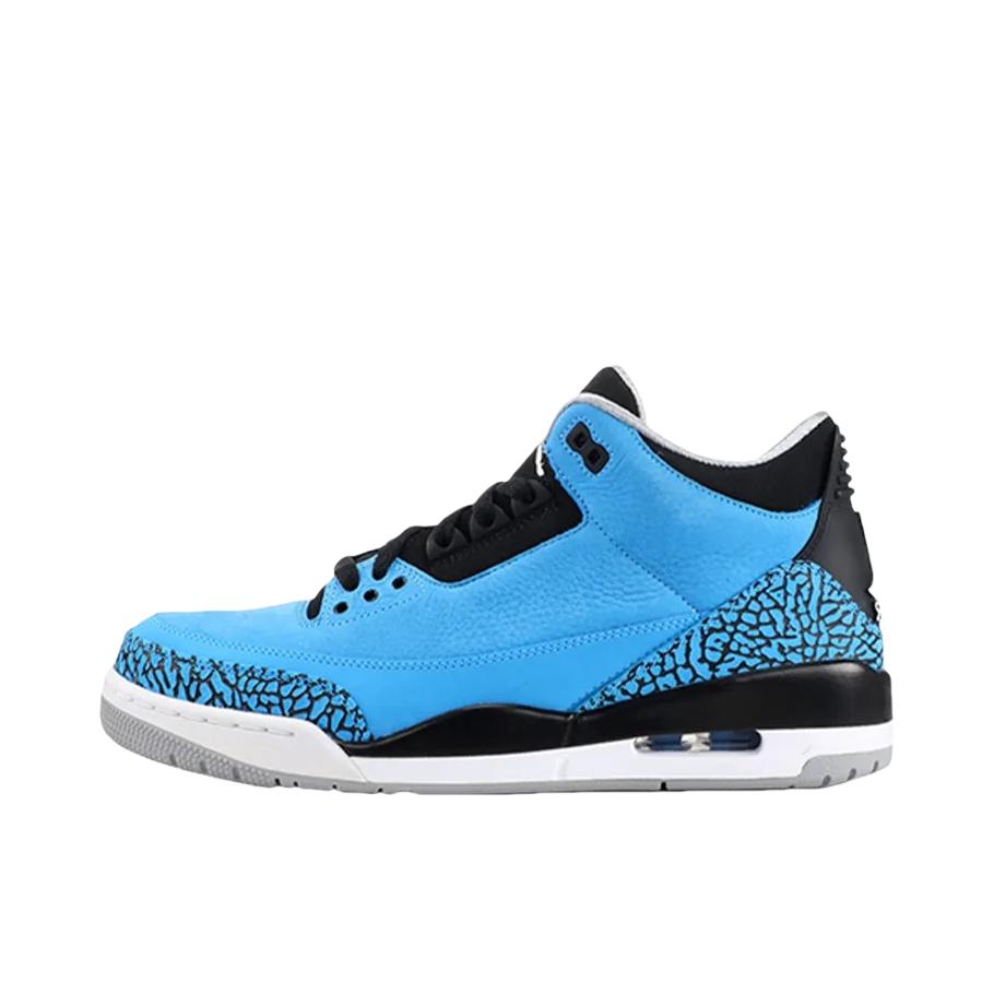 推荐商品：Air Jordan 3 运动休闲鞋 潮流复古抓地支撑缓震合成革圆头 Powder Blue 天蓝