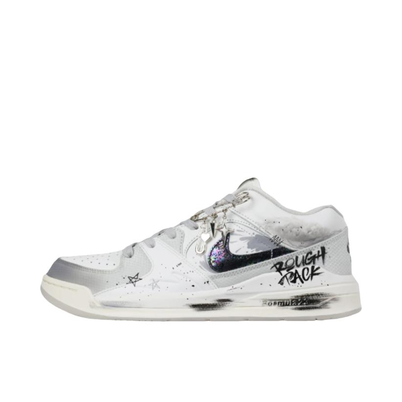 推荐商品：【定制球鞋】Jordan Stadium 90 解构 防滑 耐磨增高 系带 运动休闲鞋 狂想曲