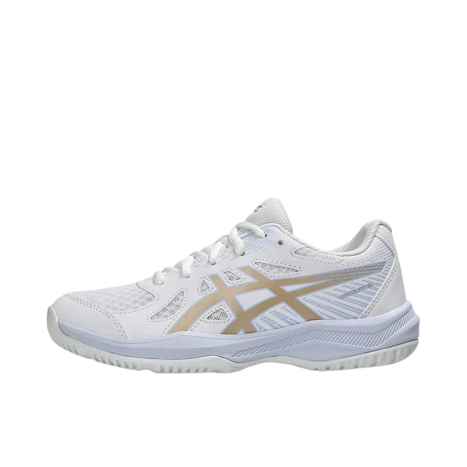 推荐商品：Asics/亚瑟士 Gel-UPCOURT 6 防滑 透气 地板 支撑 网面 抓地 乒乓球鞋 白色