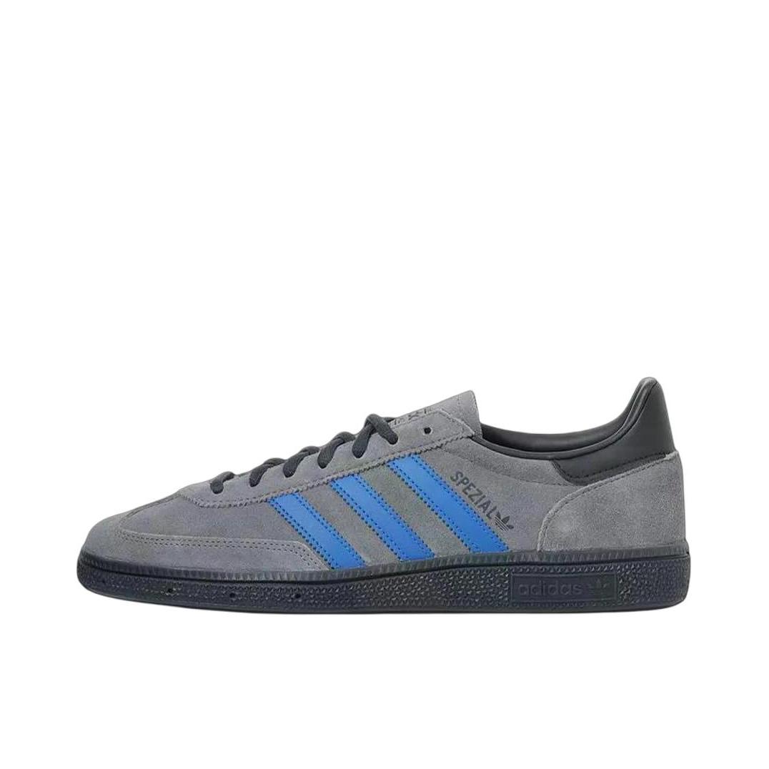 推荐商品：adidas Originals Handball Spezial 薄底鞋 T头鞋 德训鞋 板鞋 简约百搭复古轻便防滑耐磨贴合圆头耐穿 灰色/淡蓝色 