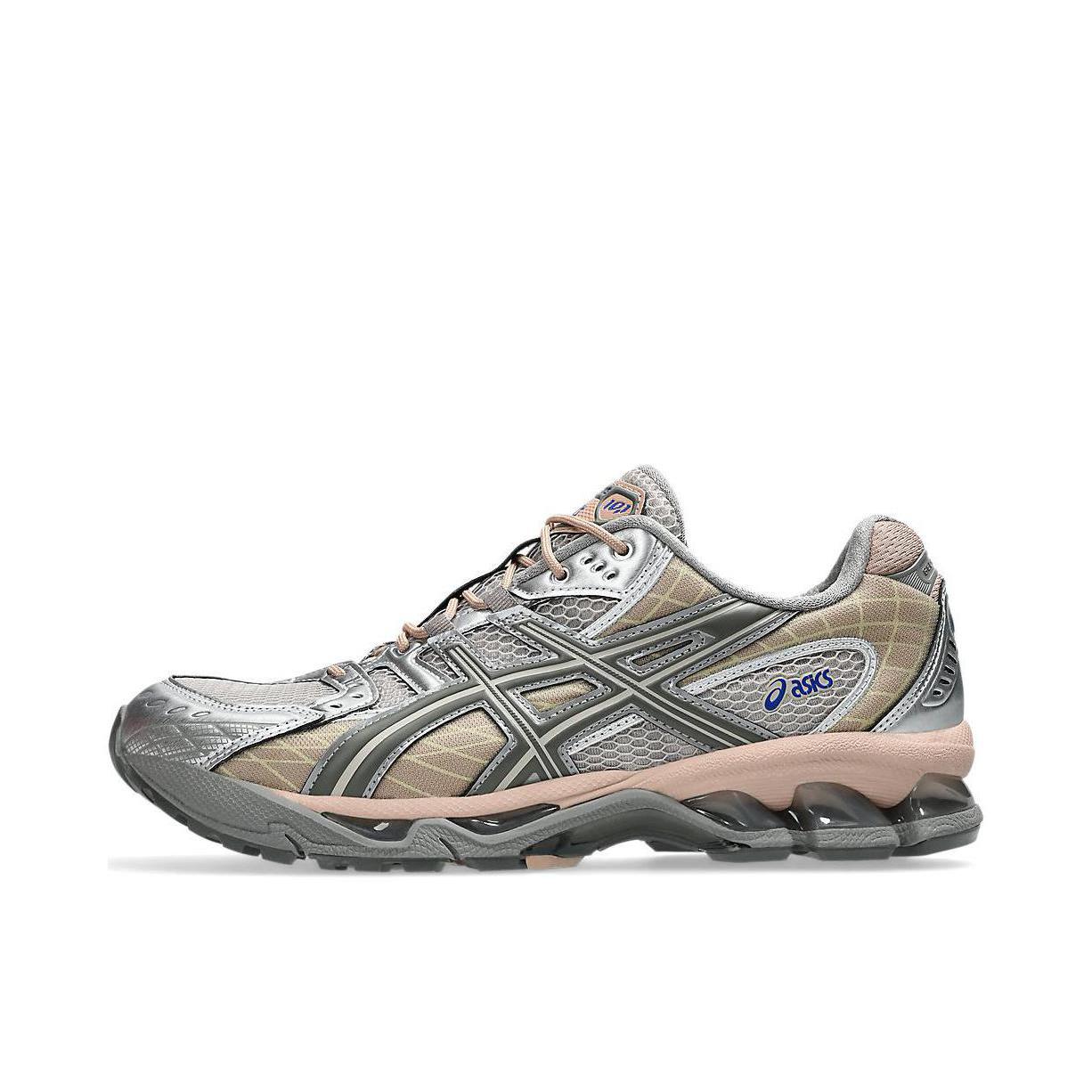 推荐商品：Asics/亚瑟士 GEL-Nimbus 10.1 跑鞋 1复古拼接防滑低帮休闲支撑贴合短跑 棕色/灰色/银色