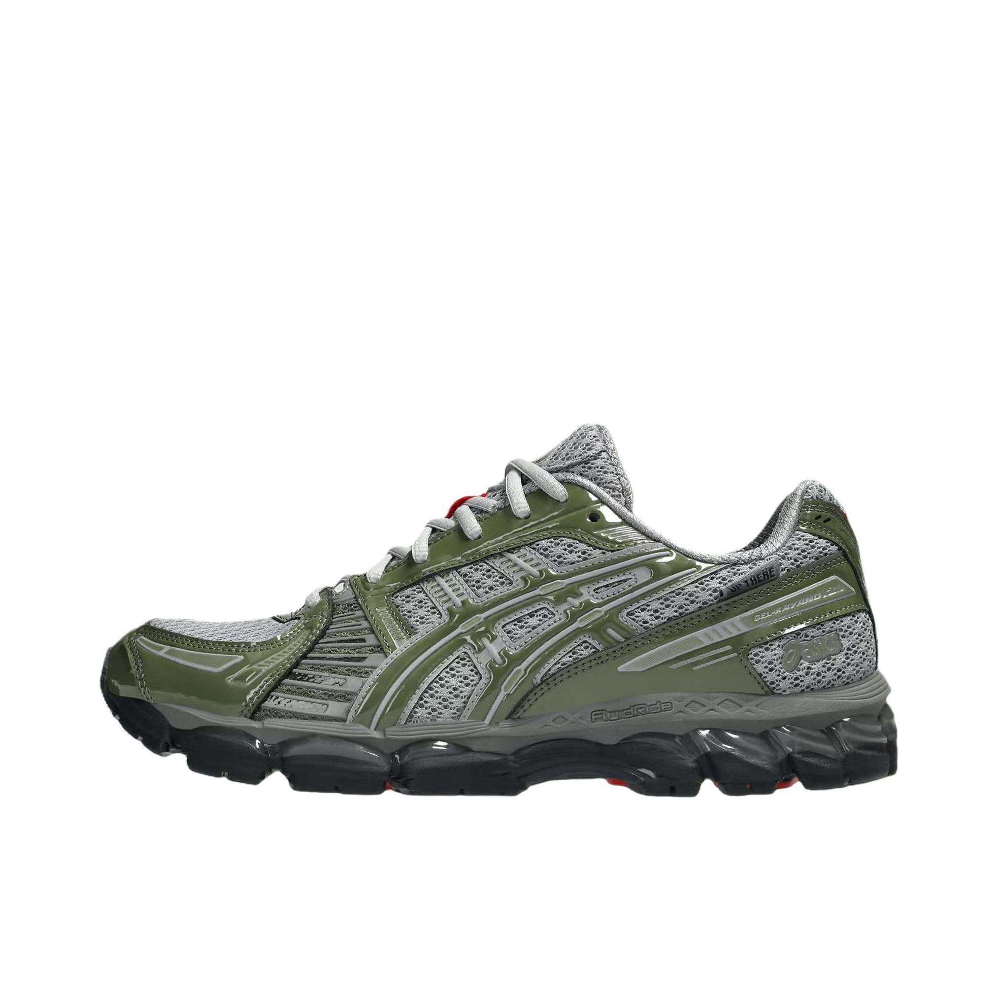 推荐商品：Asics/亚瑟士 Gel-Kayano 12.1 跑鞋 防滑低帮休闲圆头贴合支撑 UP THERE/绿色