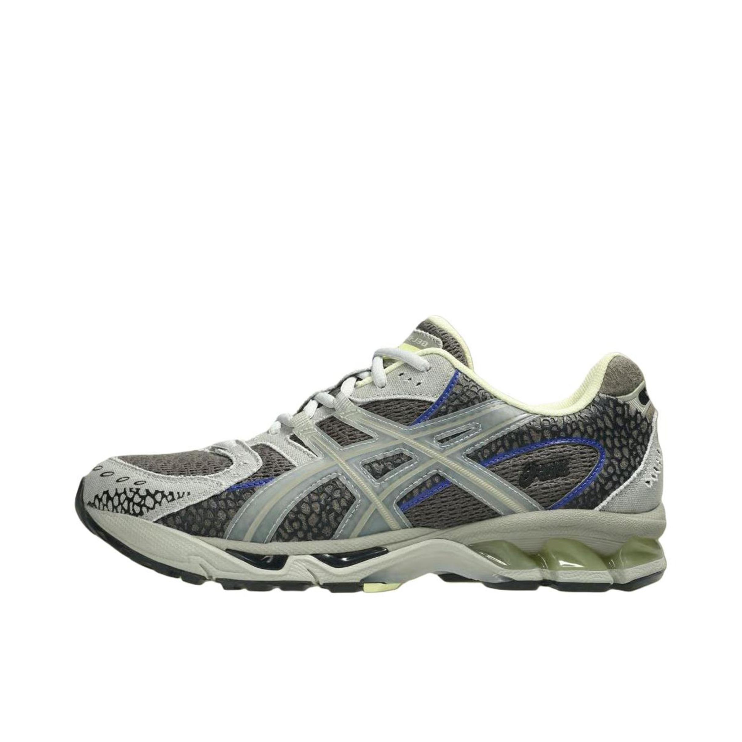 推荐商品：Asics/亚瑟士 GEL-Nimbus 10.1 跑鞋 1复古拼接防滑低帮休闲支撑贴合短跑 Eighteen East联名/灰色