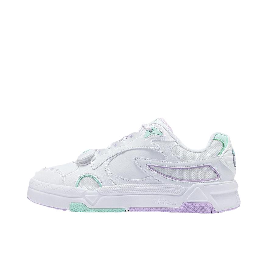 推荐商品：FILA/斐乐 BANK DX 小白鞋 板鞋 百搭时尚舒适增高魔术贴厚底复古 女款/斐乐白/海湾绿