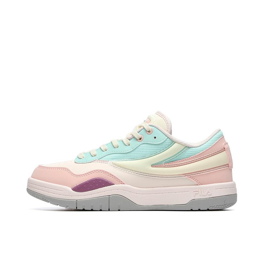 推荐商品：FILA/斐乐 T88 SKB 防滑耐磨 轻便 休闲鞋 T12W228215F 粉色/蓝色