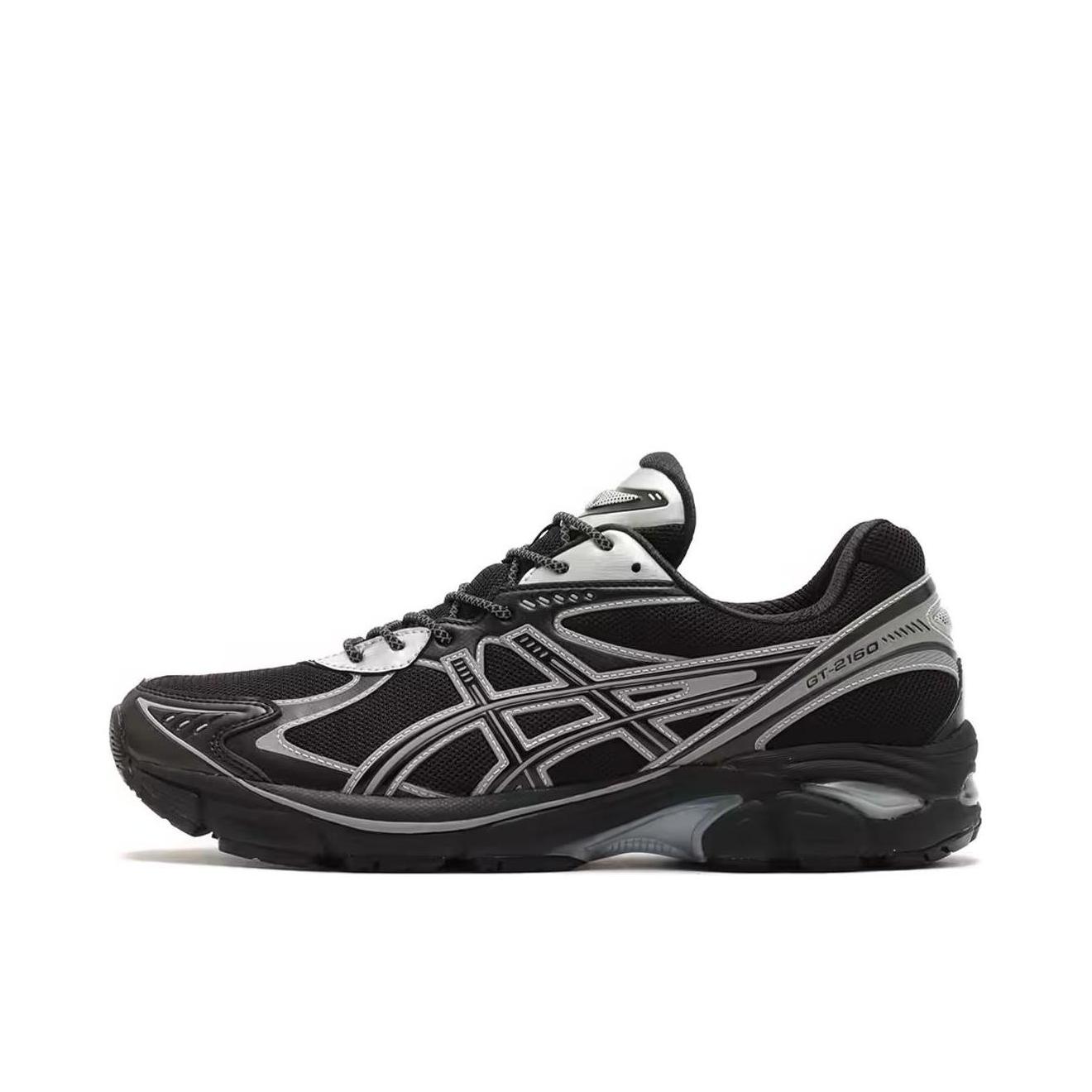 推荐商品：Asics/亚瑟士 GT-2160 跑鞋 拼接舒适缓震网面防滑耐磨复古简约百搭时尚合成革织物耐用短跑圆头支撑 atmos联名/黑色