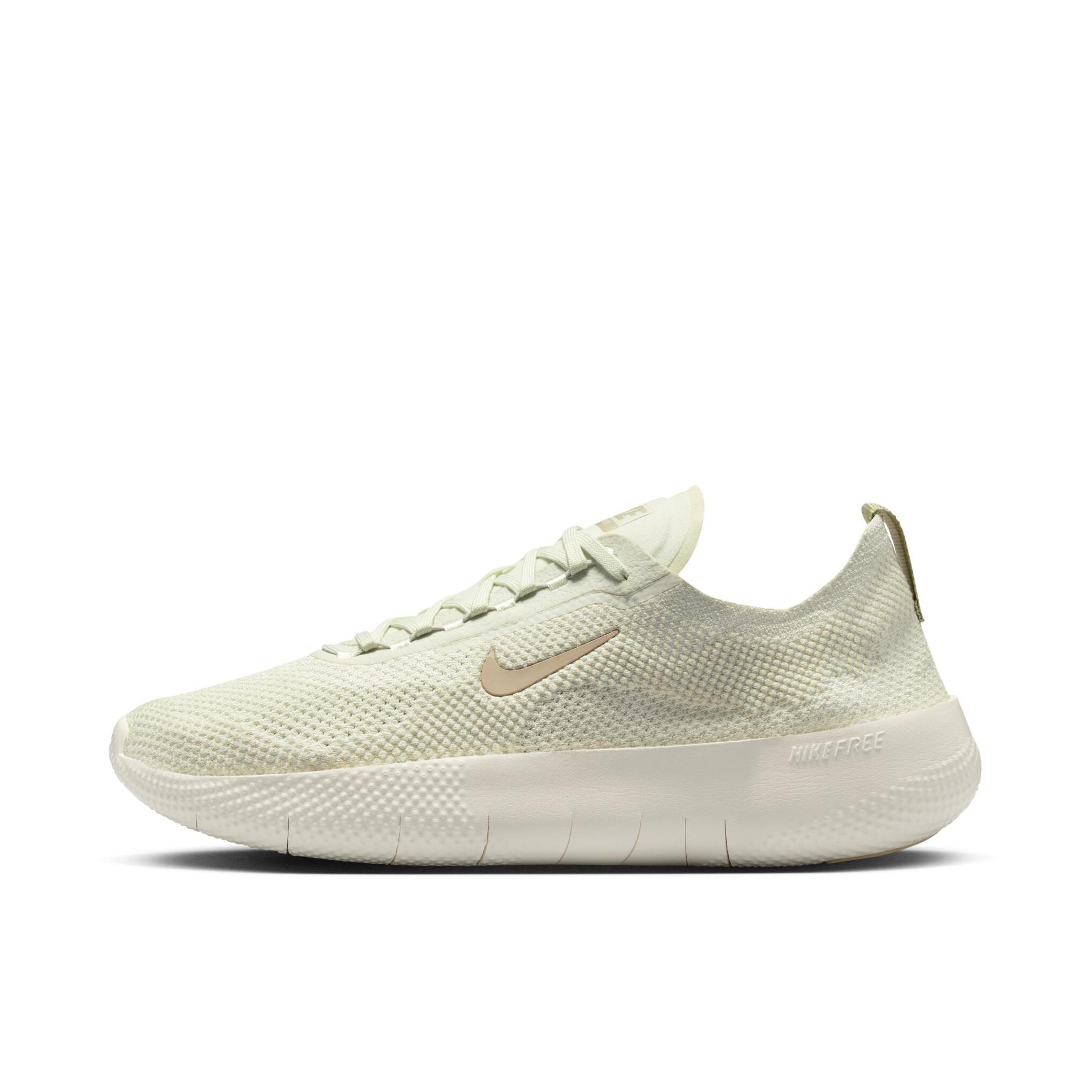 推荐商品：Nike Free 2025 运动休闲鞋 飞织防滑耐磨舒适缓震低帮百搭流光风 海玻璃色/沙漠卡其/浅橄榄绿