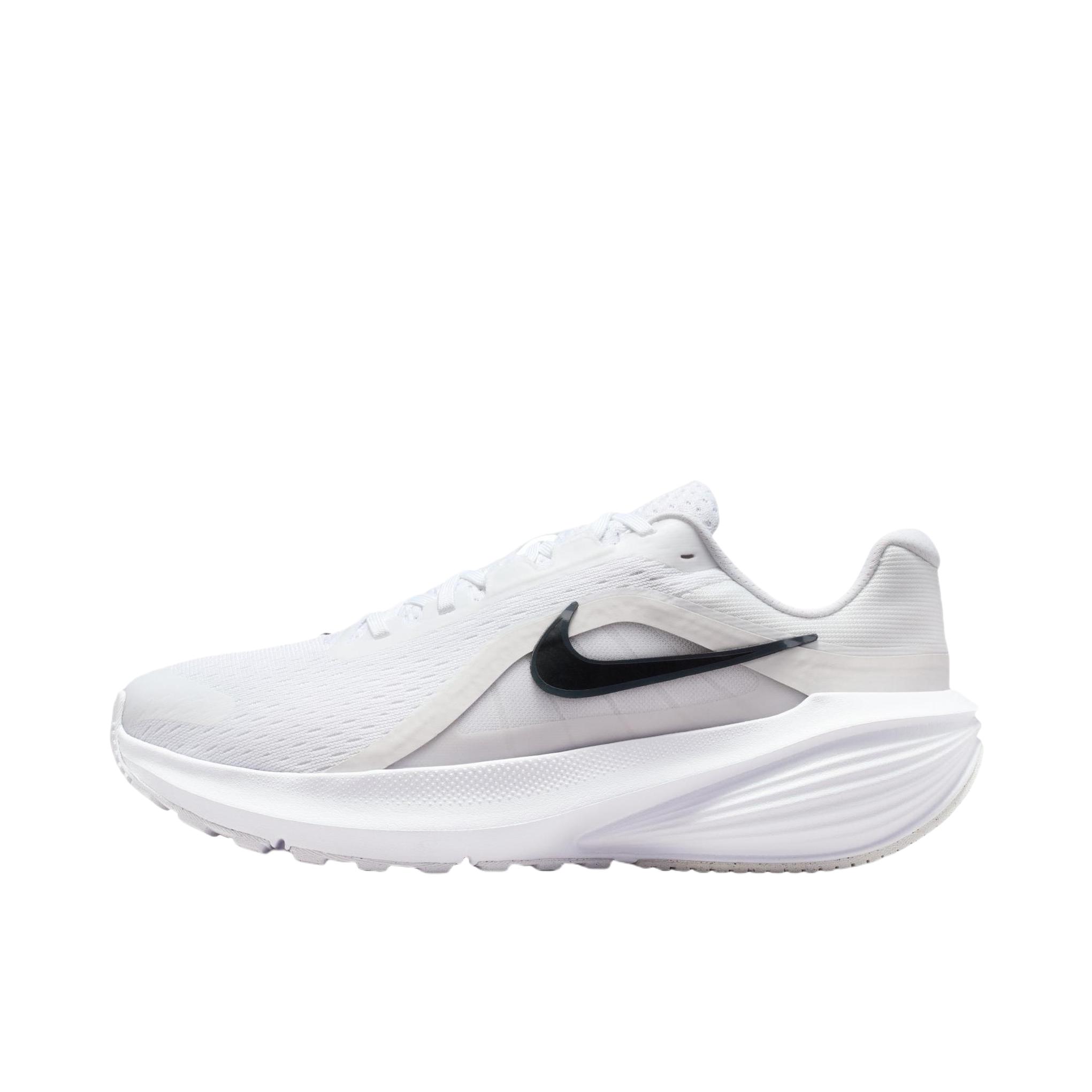 推荐商品：Nike DOWNSHIFTER 14 跑鞋 时尚系带轻便透气回弹训练贴合缓震防滑 女款/白色