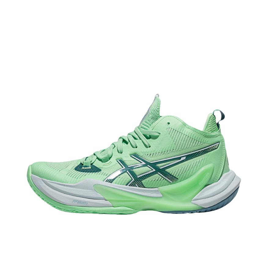 推荐商品：Asics Metarise 2 防滑 系带 圆头 排球鞋 绿色/蓝色