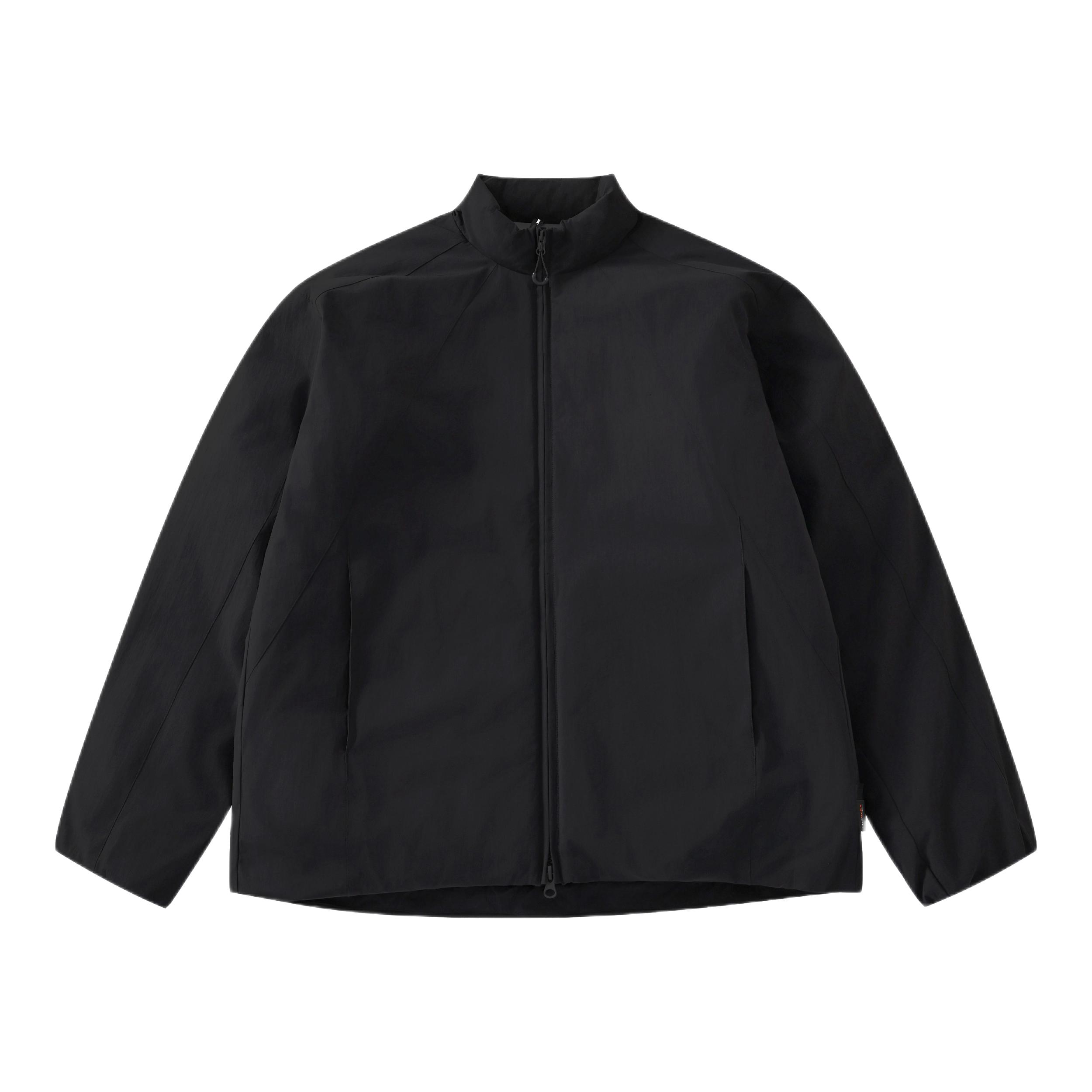 推荐商品：RESTICK 保暖纯色拉链立领金标棉服 黑