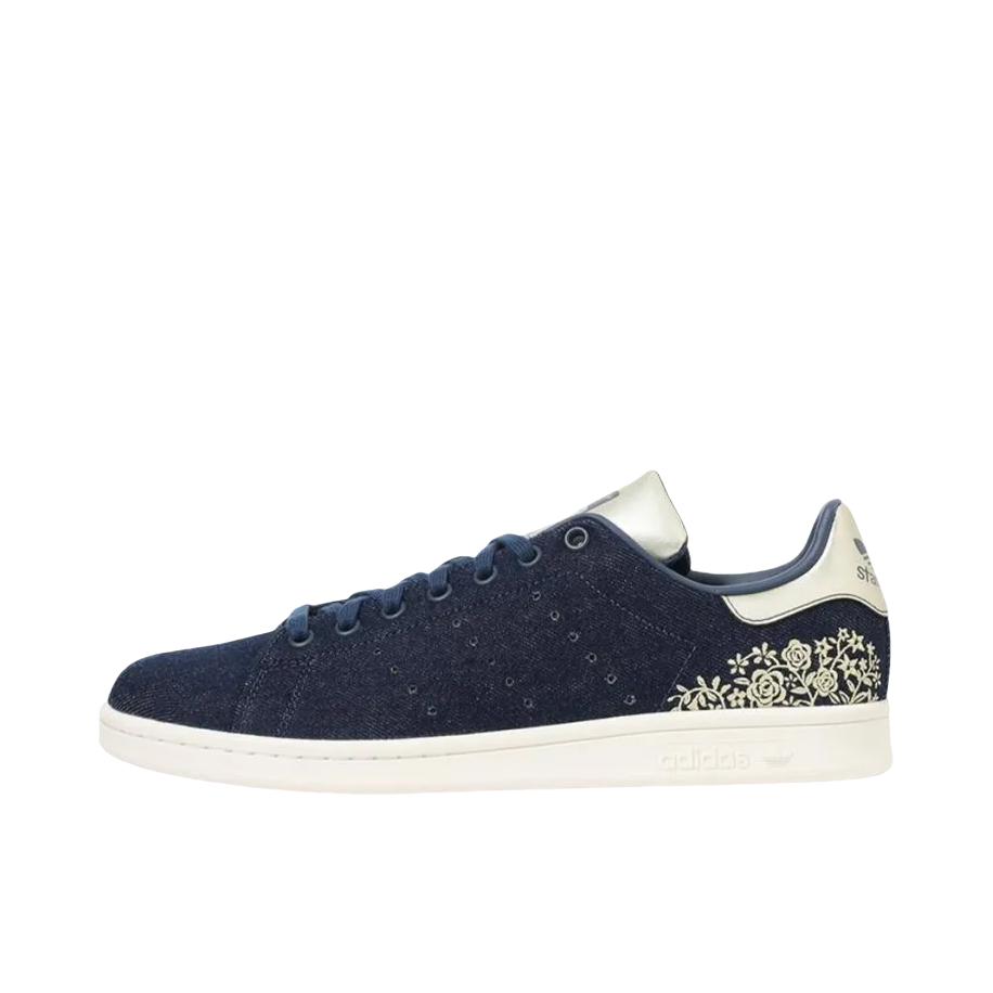 推荐商品：adidas Originals Stan Smith 板鞋 减震透气轻便低帮包裹性 玫瑰/蓝色