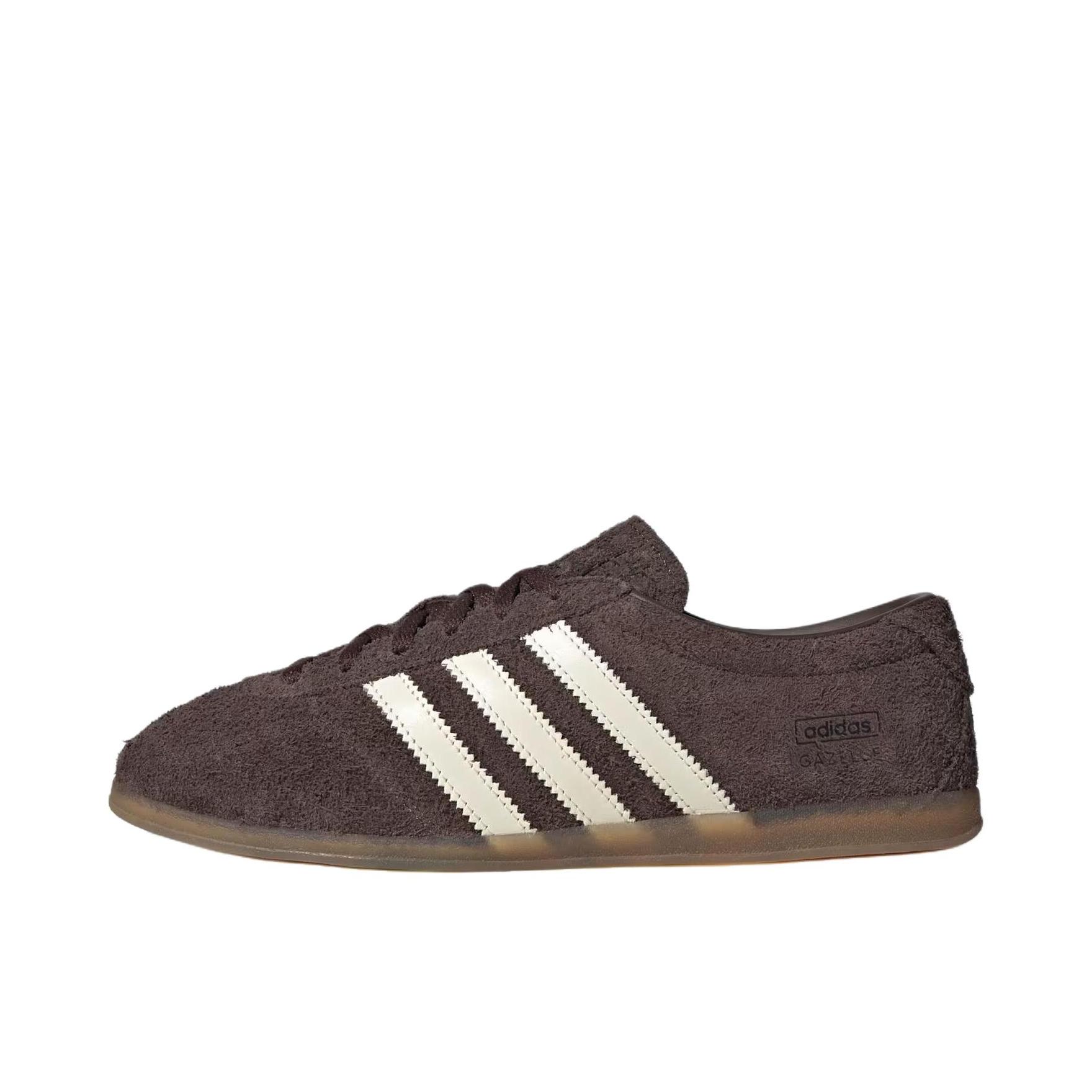 推荐商品：adidas Originals GAZELLE Lo Pro 板鞋 百搭耐磨低帮舒适薄底德训鞋T头鞋复古防滑贴合 女款/棕色