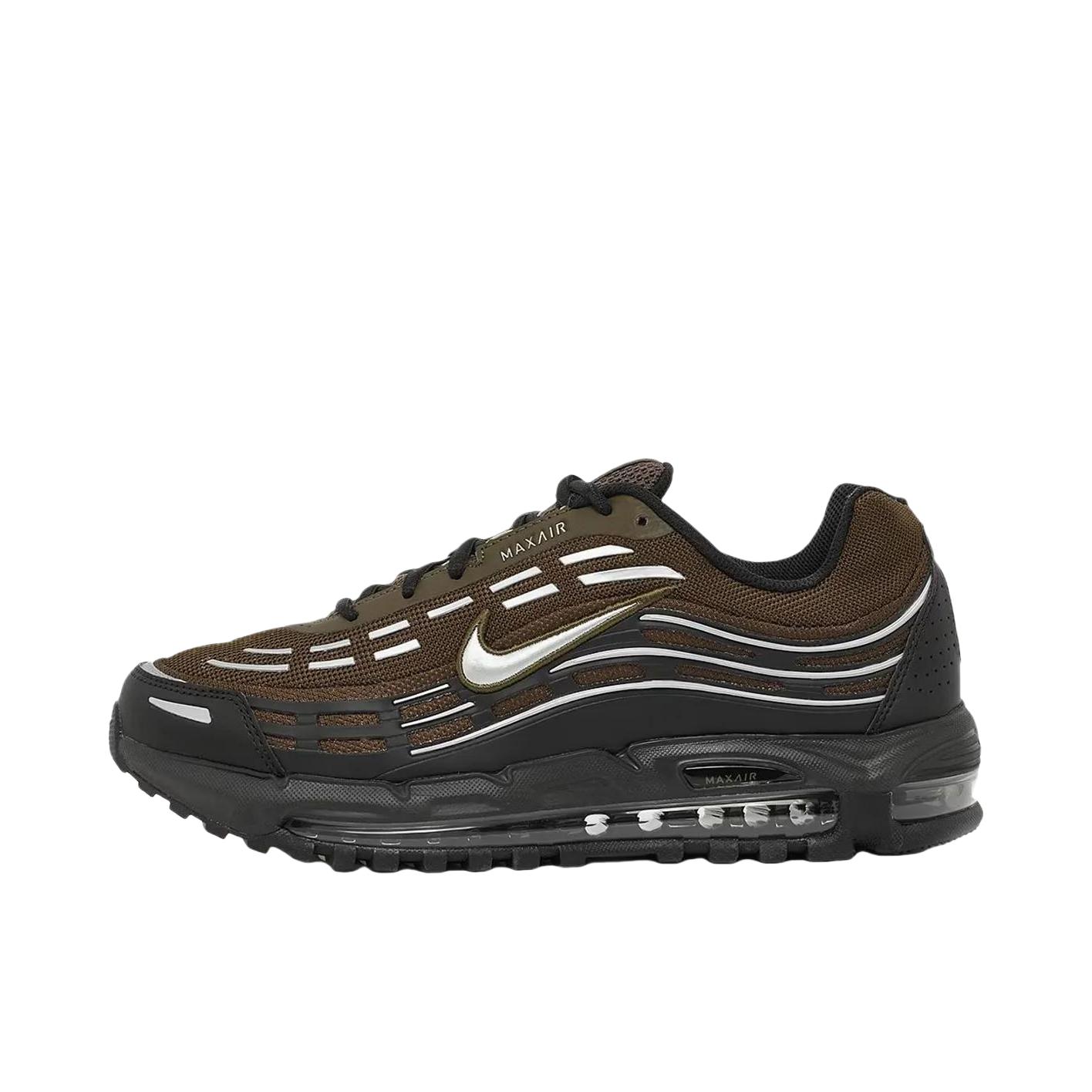 推荐商品：Nike AIR MAX TL 2.5 跑鞋 减震圆头百搭合成革回弹舒适耐磨 棕色/黑色
