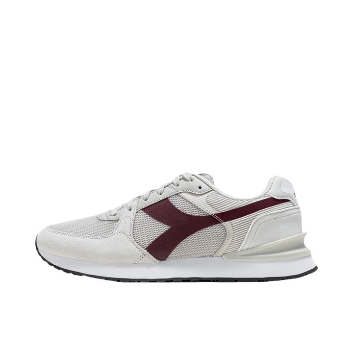 推荐商品：Diadora 运动休闲鞋 简约百搭复古慢跑 101.181565 雾灰色/仙粉色/黛红色