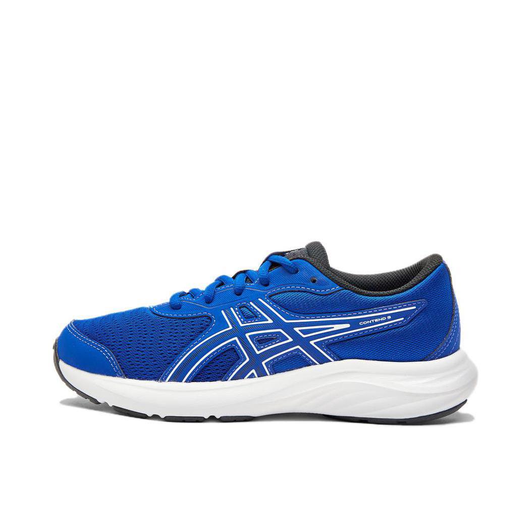 推荐商品：Asics/亚瑟士 Gel-Contend 9 跑鞋 网面透气舒适缓震轻便缓冲轻量回弹支撑系带百搭圆头贴合 大童/蓝色/白色
