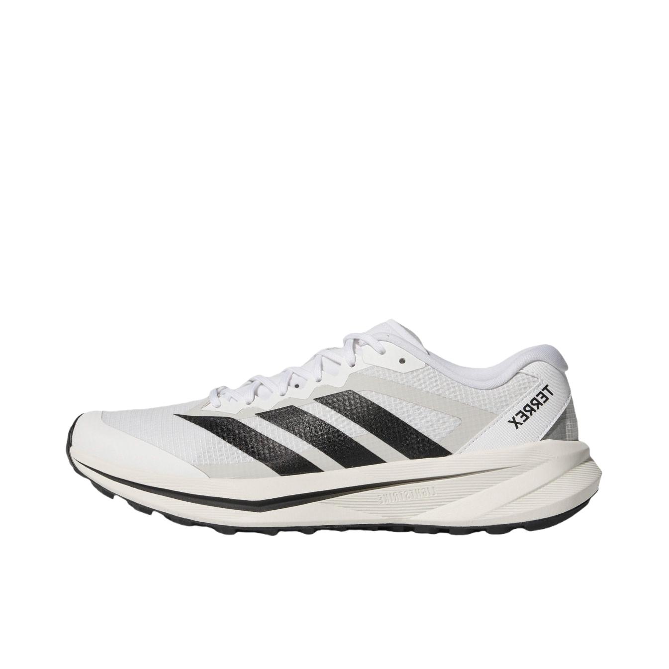推荐商品：adidas AGRAVIC LITE 越野跑鞋 超轻缓震回弹贴合 白色/黑色/亮白色