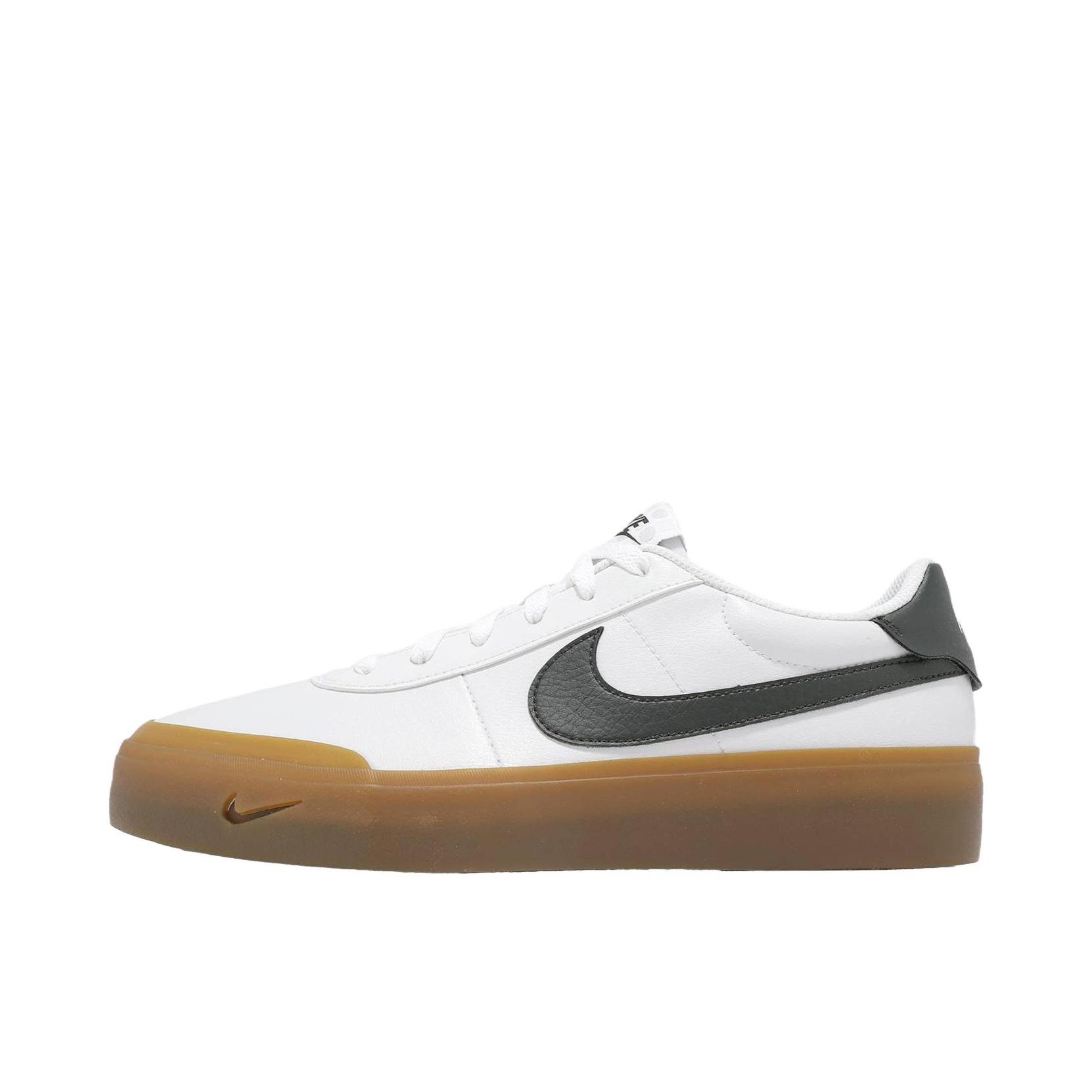 推荐商品：Nike COURT SHOT 板鞋 防滑耐磨网眼透气舒适百搭时尚简约 白色/深黑色