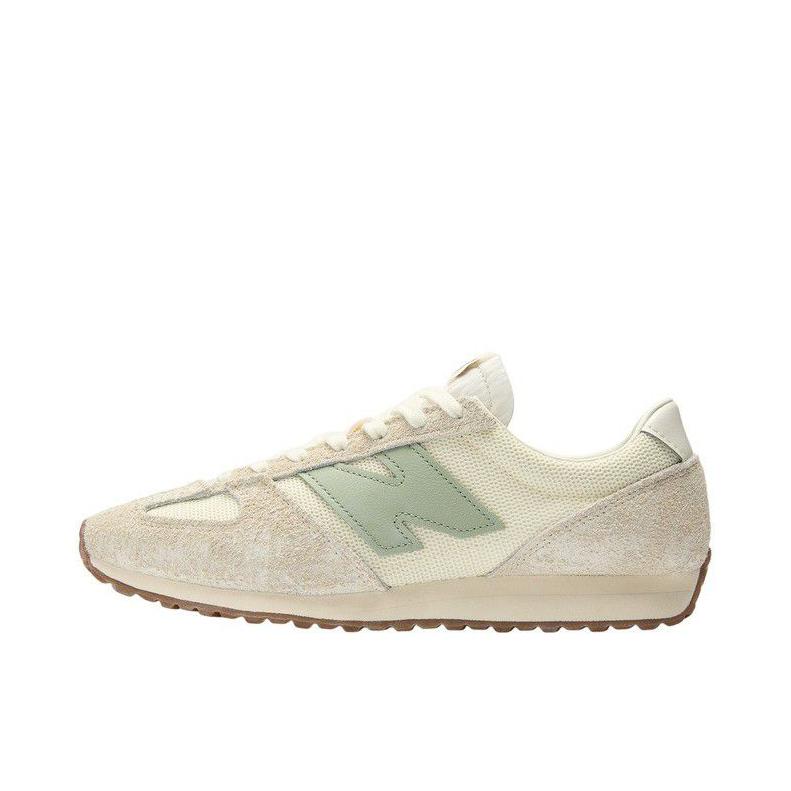 New Balance 471 跑鞋 复古薄底运动低帮贴合支撑 D宽/灰色/米白色