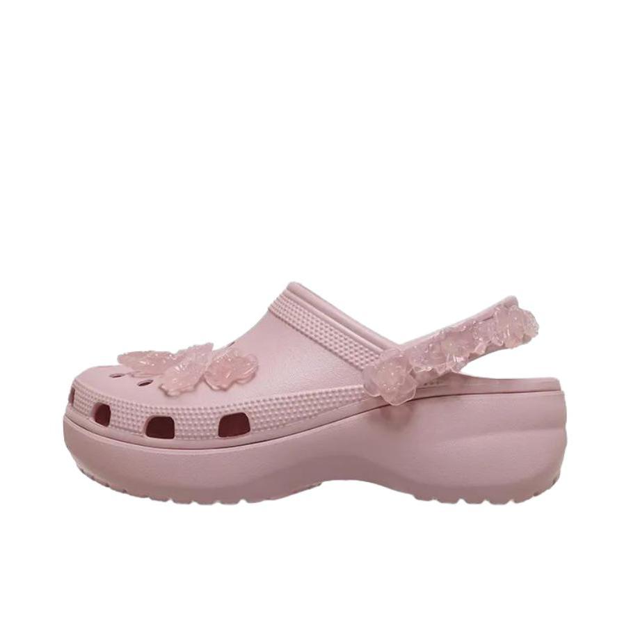 推荐商品：Crocs/卡骆驰 Classic Clog 经典克骆格 防滑耐磨 包头百搭 休闲舒适 外穿圆头 运动沙滩 户外 洞洞鞋 凉鞋 女款/深粉色
