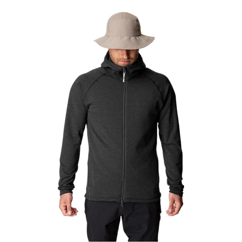 推荐商品：Houdini/胡丁尼 亲肤保暖连帽抓绒衣 15810229664 石墨黑/岩黑