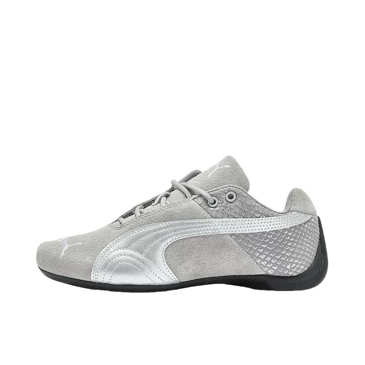 推荐商品：Puma/彪马 FUTURE CAT EMBOSS 板鞋 低帮系带休闲薄底 灰色/银色