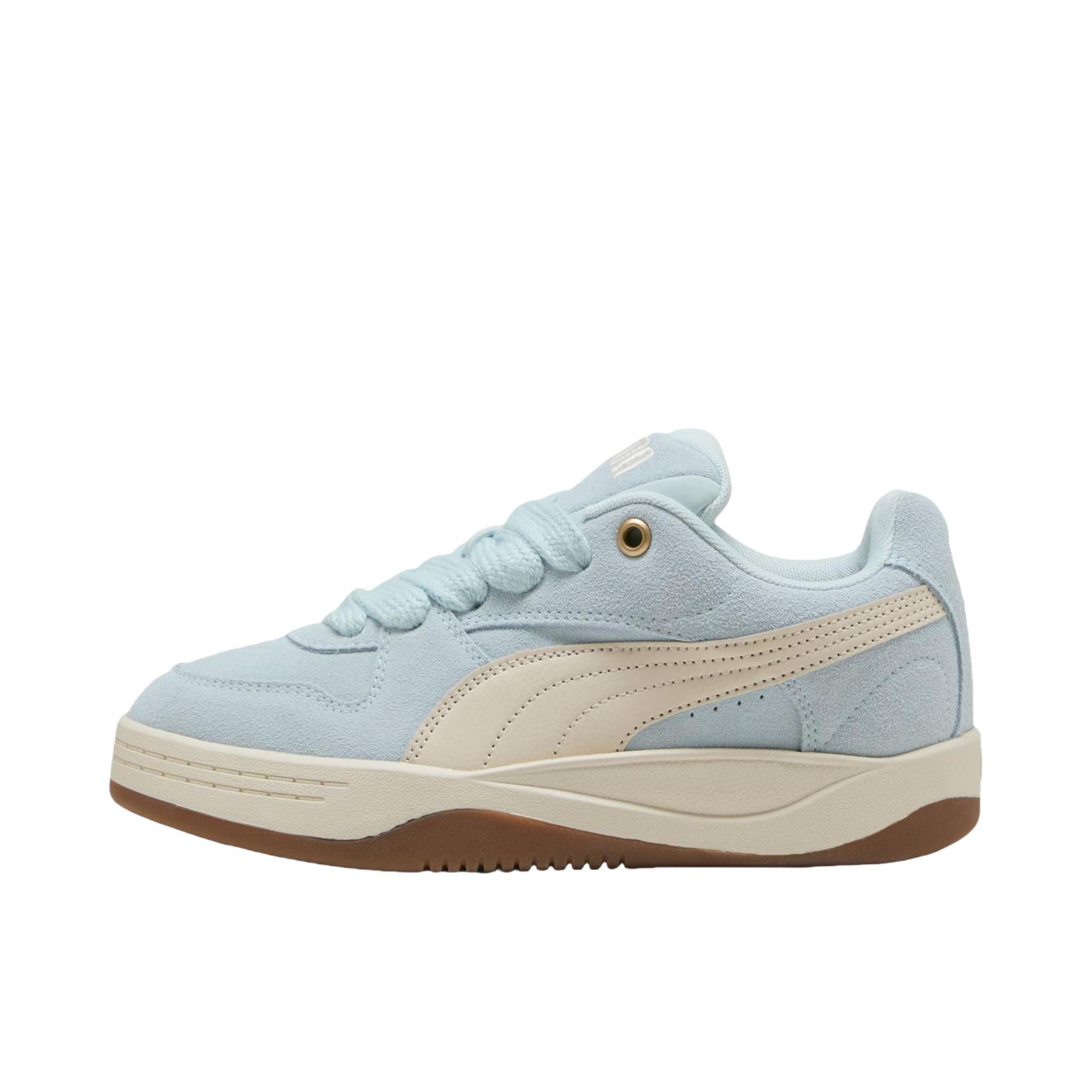 推荐商品：Puma/彪马 Park Luna 面包鞋 板鞋 百搭耐磨低帮系带合成革 女款/蓝色/米色