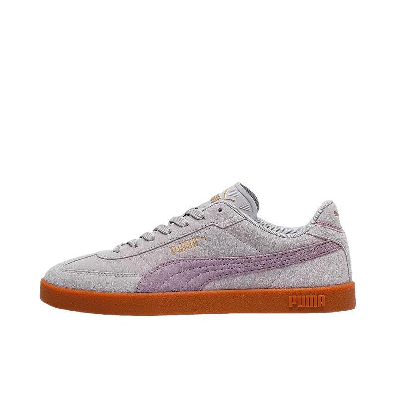 推荐商品：Puma/彪马 Club II Era T头鞋 德训鞋 板鞋 薄底防滑耐磨轻便低帮系带复古百搭支撑圆头贴合 丁香紫