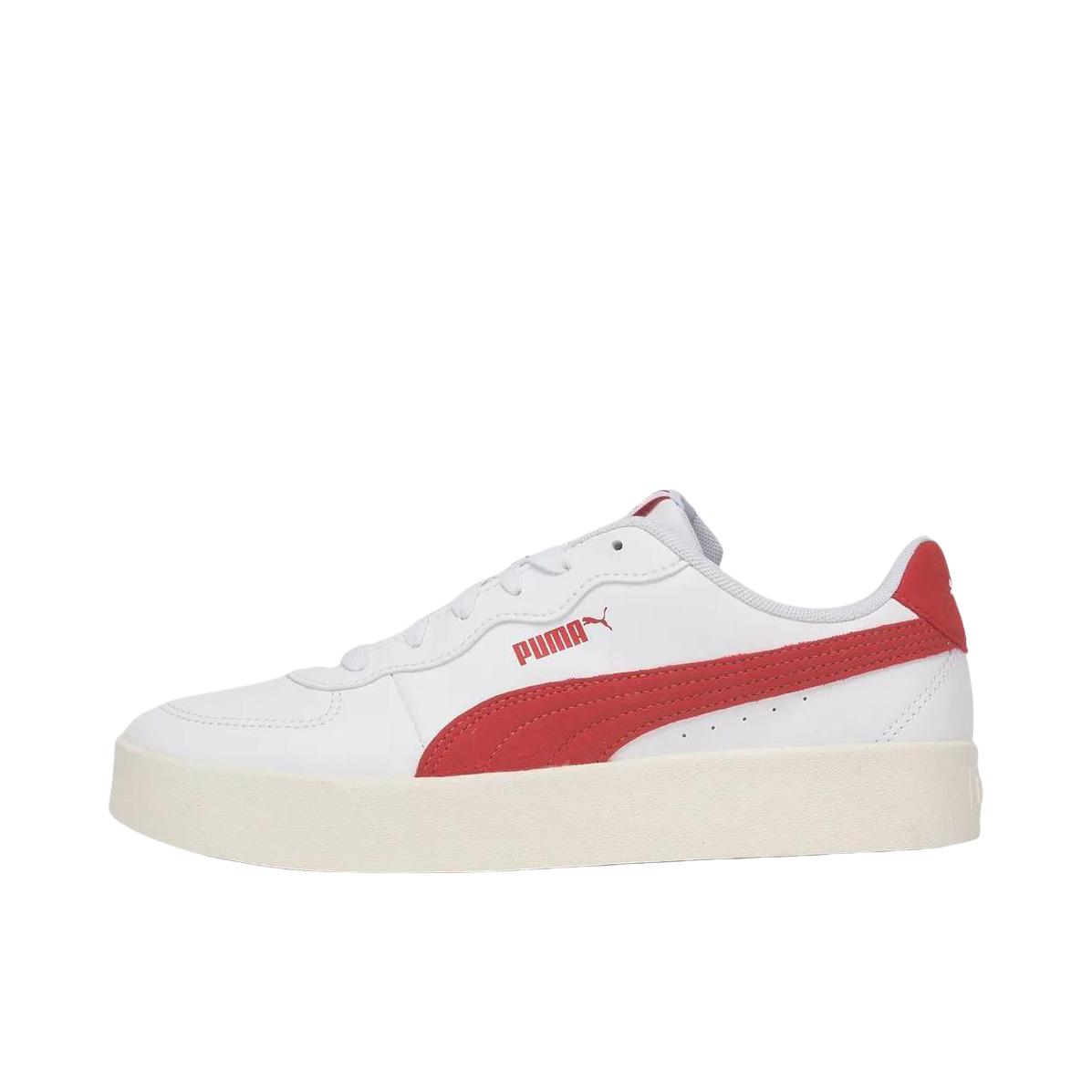 推荐商品：Puma/彪马 Caven 2 板鞋 防滑耐磨舒适百搭复古轻便透气运动 女款/奶白色/红色