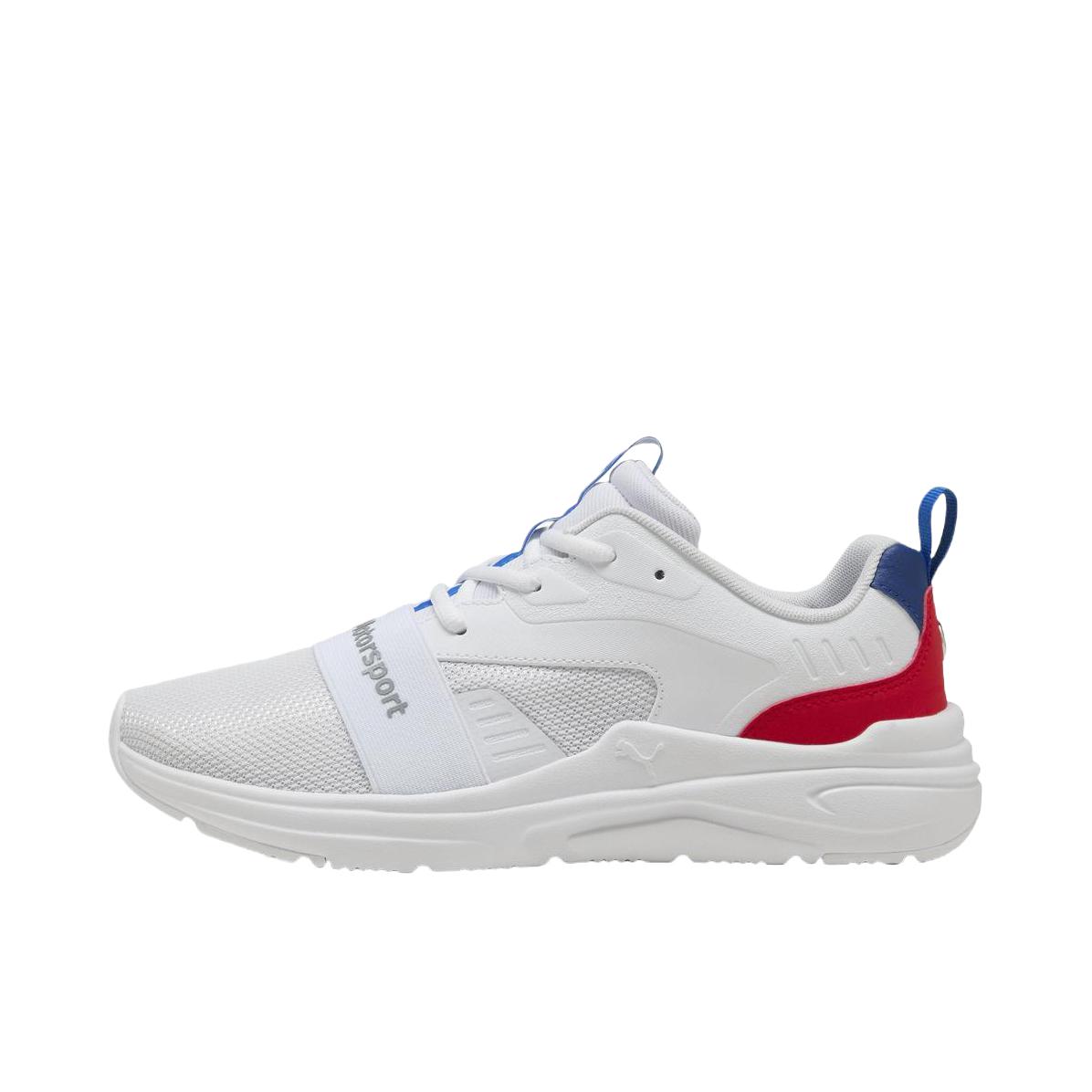 推荐商品：Puma/彪马 Softride Wired 2 网布 防滑 耐磨 跑鞋 BMW MMS 宝马联名/白色/蓝色/红色