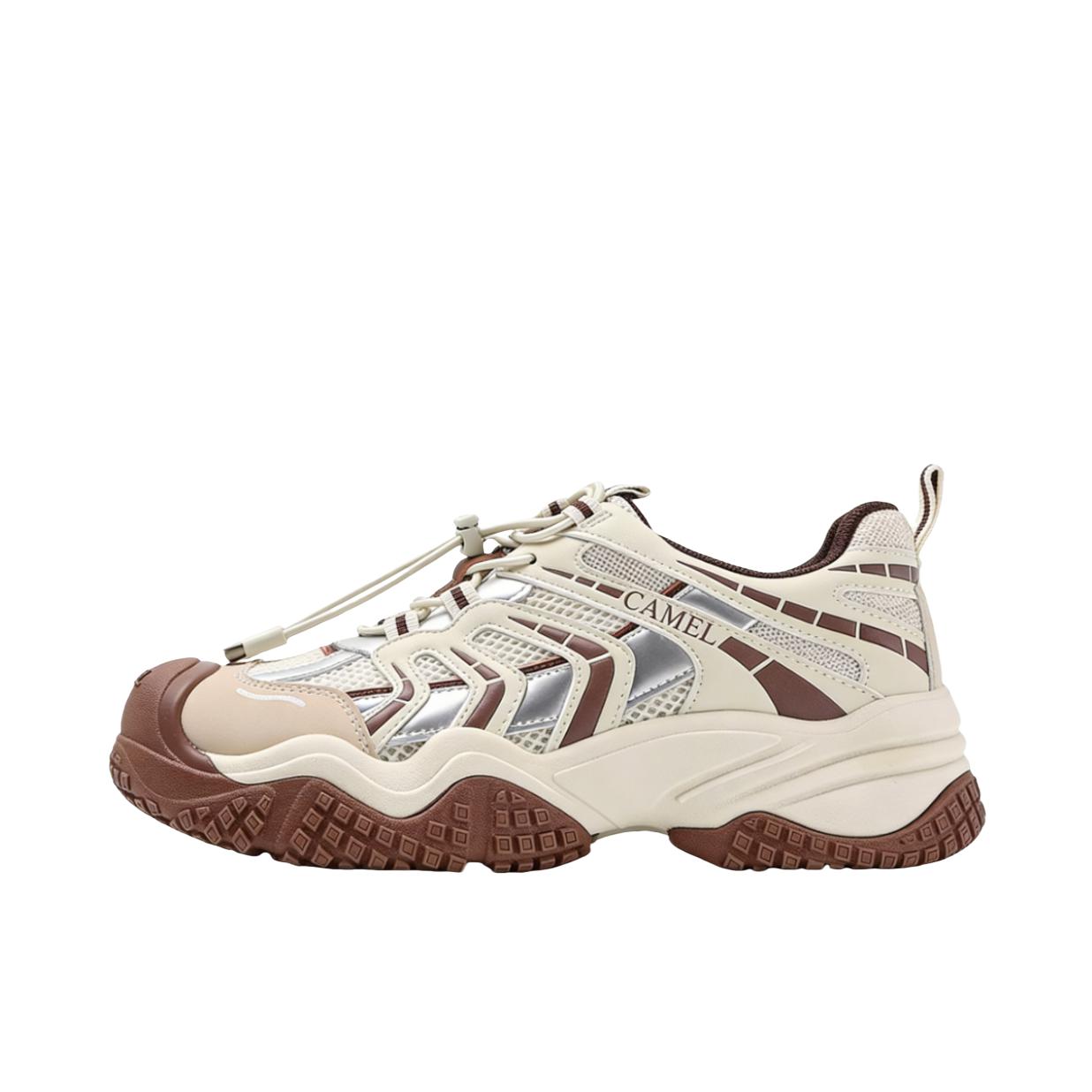 推荐商品：骆驼 登山鞋 户外鞋 休闲舒适透气耐磨 Q26B255137 女款/米色/银色/棕色