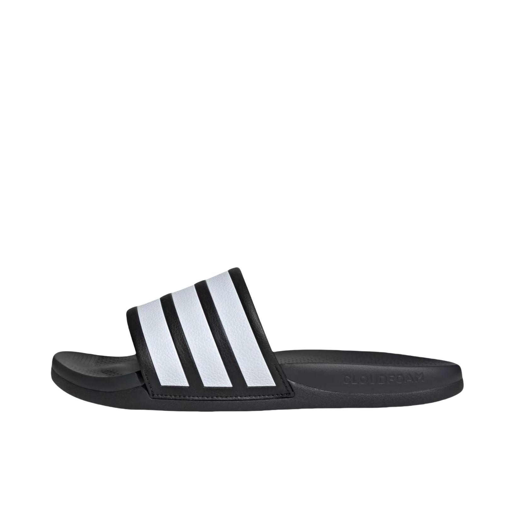 推荐商品：adidas Adilette comfort 2.0 拖鞋 舒适防滑耐磨百搭贴合减震 奶白色/黑色 