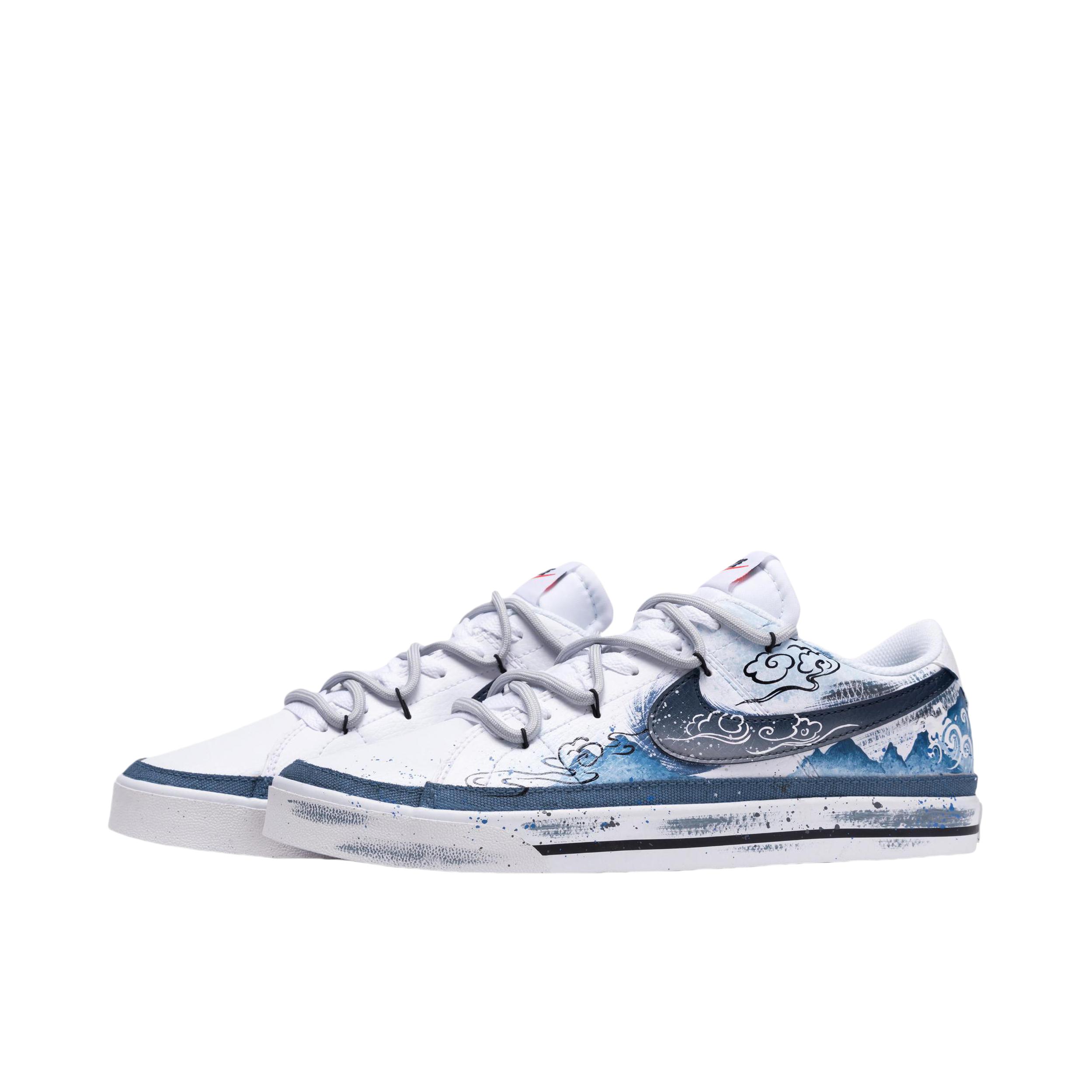 推荐商品：【定制球鞋】 Nike Court Legacy 板鞋 帆布做旧防滑耐磨舒适减震轻便合成革潮流简约复古美式休闲 山有云间