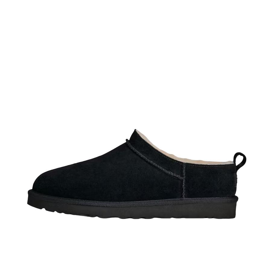 推荐商品：UGG 包头 羊毛 户外 休闲 一脚蹬 秋冬加绒保暖 半拖鞋 雪地靴 1166774 男款/黑色 