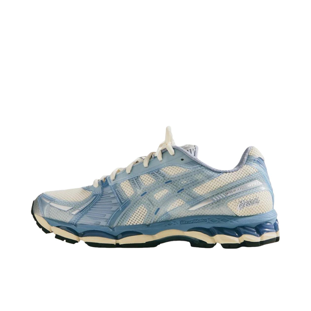 推荐商品：Asics/亚瑟士 Gel-Kayano 12.1 跑鞋 防滑低帮休闲圆头贴合支撑 KITH联名/蓝色