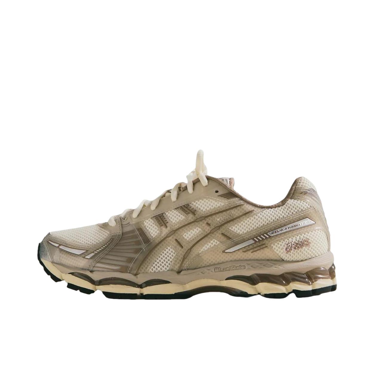 推荐商品：Asics/亚瑟士 Gel-Kayano 12.1 跑鞋 防滑低帮休闲圆头贴合支撑 KITH联名/米色