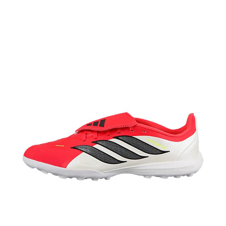 推荐商品：adidas Predator League FT TF 足球鞋 中端胶质碎钉人造草地硬地室外防滑耐磨 大童/红色/白色/黑色