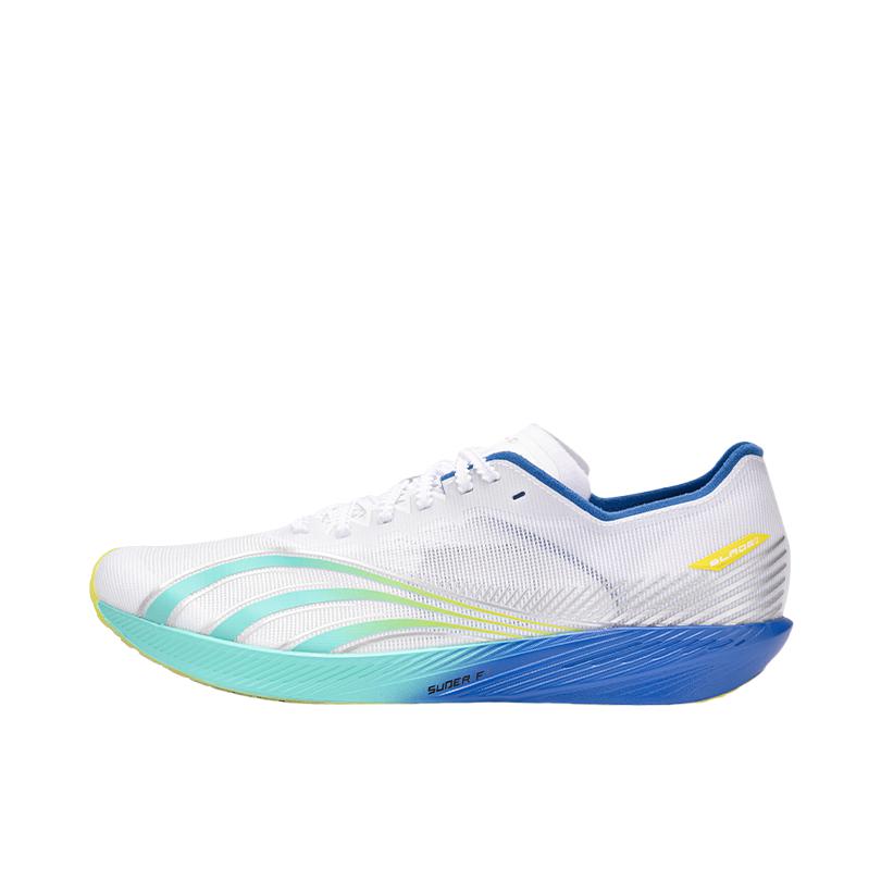 推荐商品：Do-win/多威 隐忍2代 跑鞋 薄底时尚平跟系带稳定支撑轻量田径竞速体测减震马拉松轻便训练 马年限定/白色/绿色