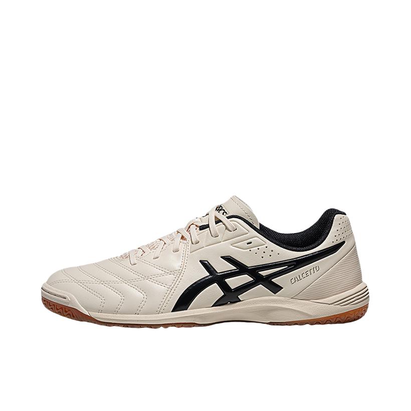 推荐商品：Asics/亚瑟士 Calcetto Wd 9 简约百搭 防滑耐磨 薄底 平底 胶质 碎钉 足球鞋 米色