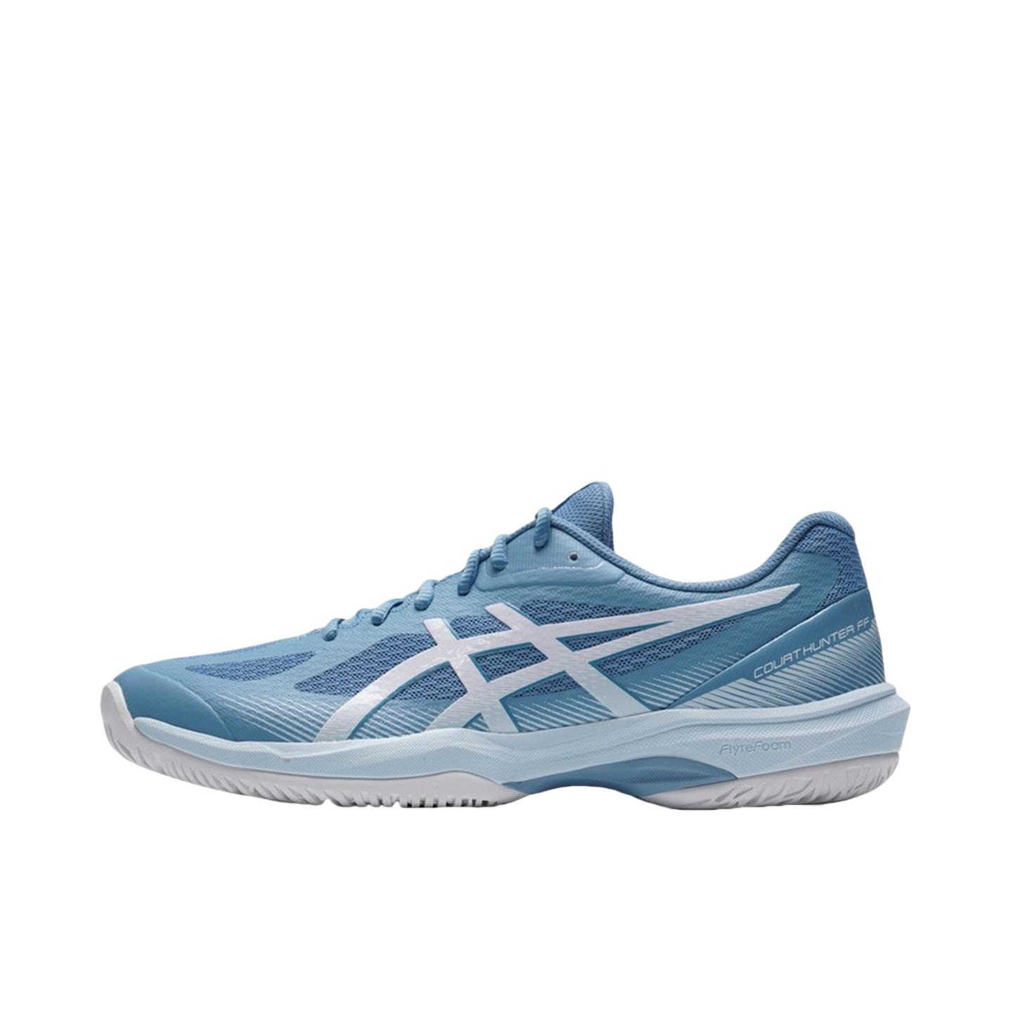推荐商品：Asics/亚瑟士 COURT HUNTER FF 羽毛球鞋 速度型稳定透气 网布 蓝色