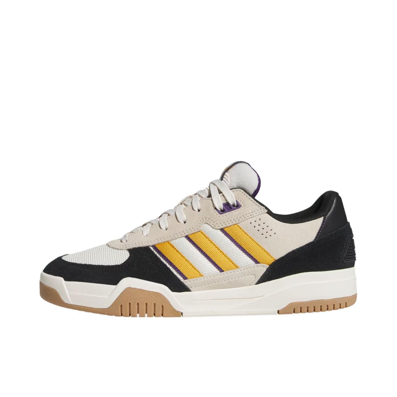 推荐商品：adidas Originals Tekkira Cup 板鞋 系带防滑耐磨 米色/黑色