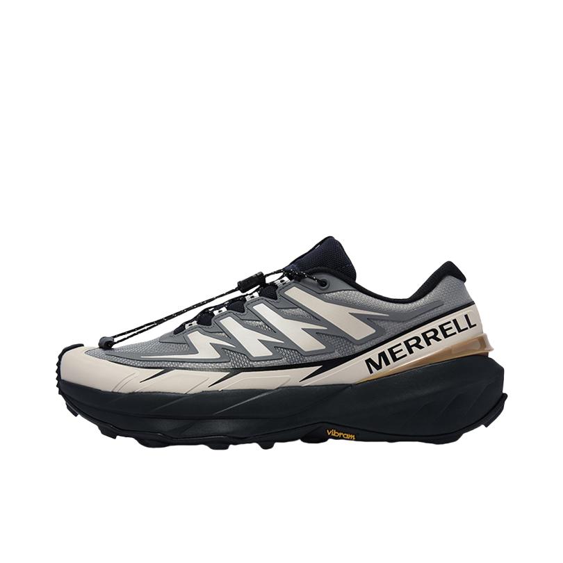 推荐商品：Merrell/迈乐 VAST SKY 长空 徒步鞋 越野跑鞋 减震防滑透气轻量 浅麻灰/茶白色