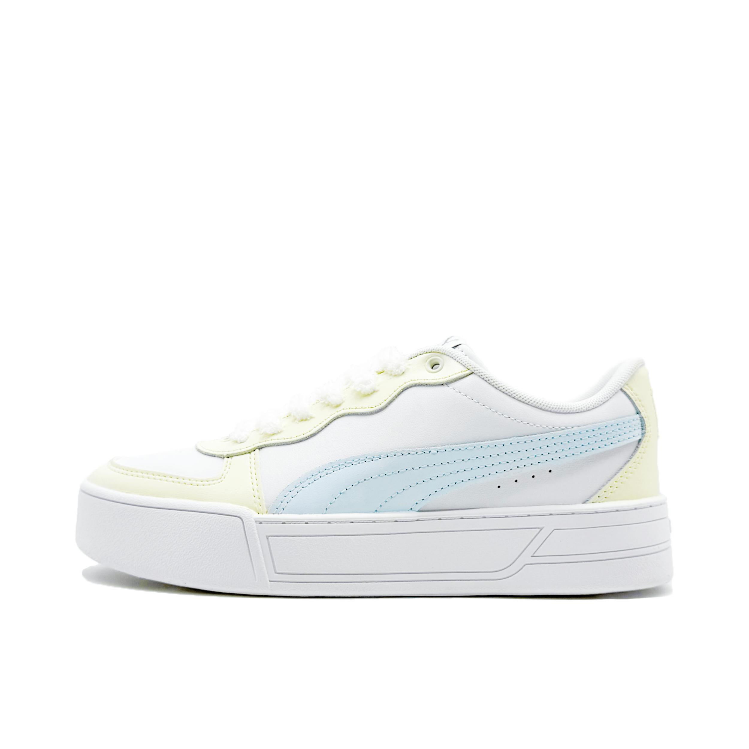 推荐商品：【定制球鞋】 Puma/彪马 Skye 板鞋 少女风甜酷防滑耐磨轻便百搭简约增高 女款/薄荷奶糖