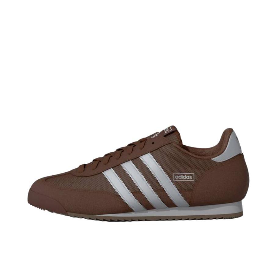 推荐商品：adidas R71 防滑耐磨 减震轻便 舒适 复古 薄底 T头鞋 德训鞋 运动休闲鞋 女款/棕色