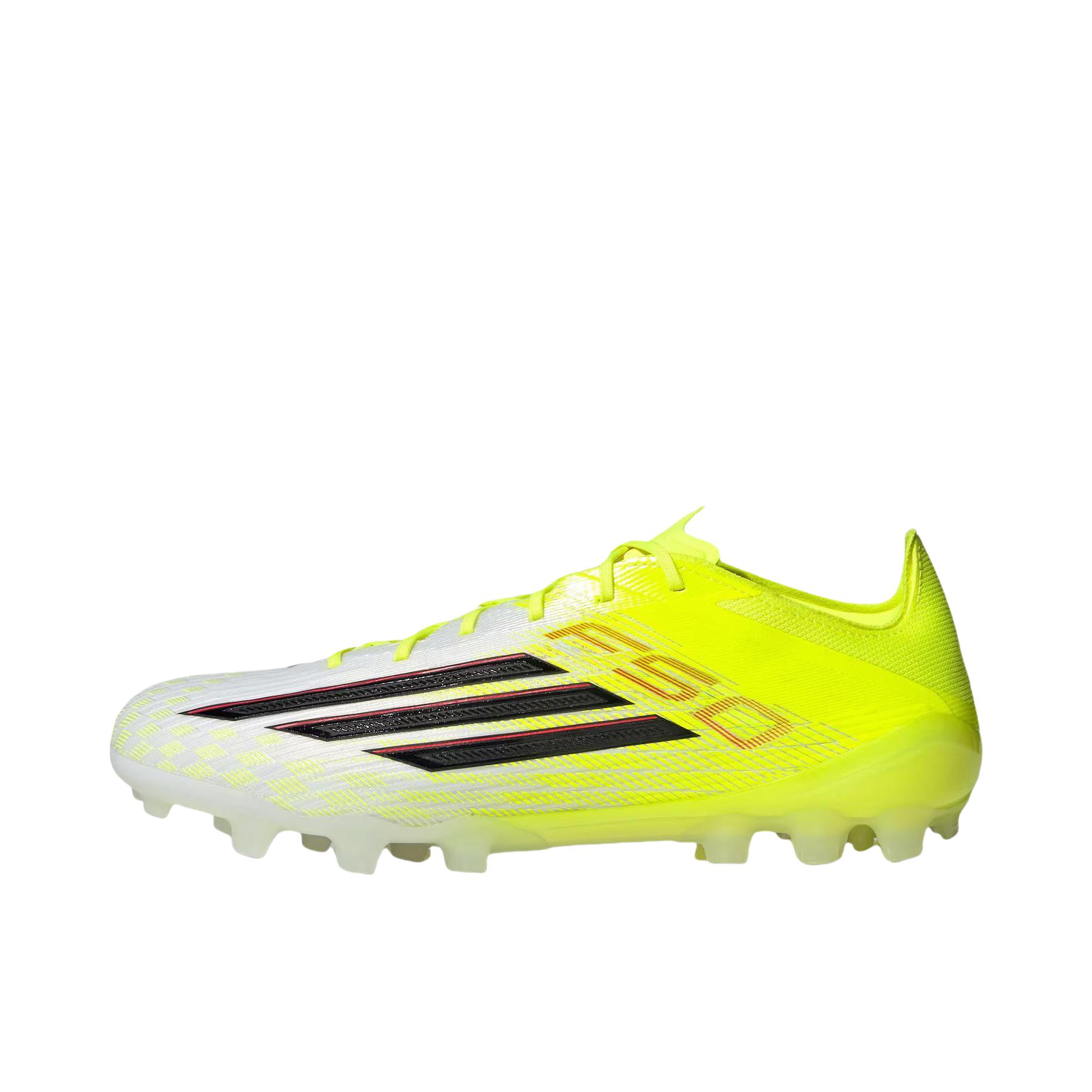 推荐商品：adidas 梅西系列 F50 MESSI ELITE 2G/3GAG 足球鞋 顶级胶质短钉人造草地耐磨透气 亮荧光黄/黑色/亮红色