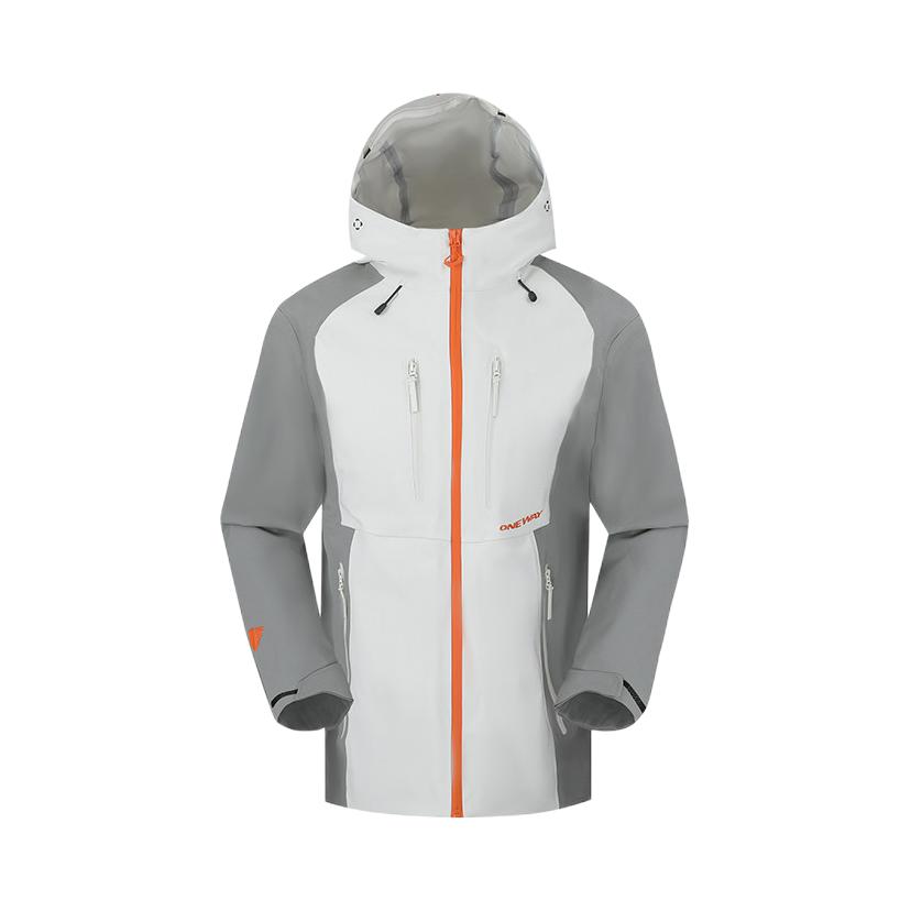 推荐商品：Oneway 山系户外系列防水防风三合一硬壳冲锋衣 932543601 斑海豹