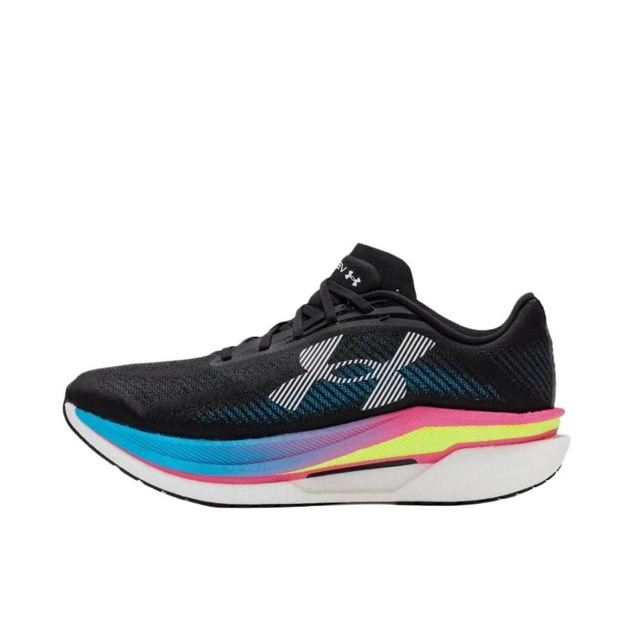 推荐商品：Under Armour/安德玛 VELOCITI PRO 2 跑鞋 圆头厚底系带 黑色/白色