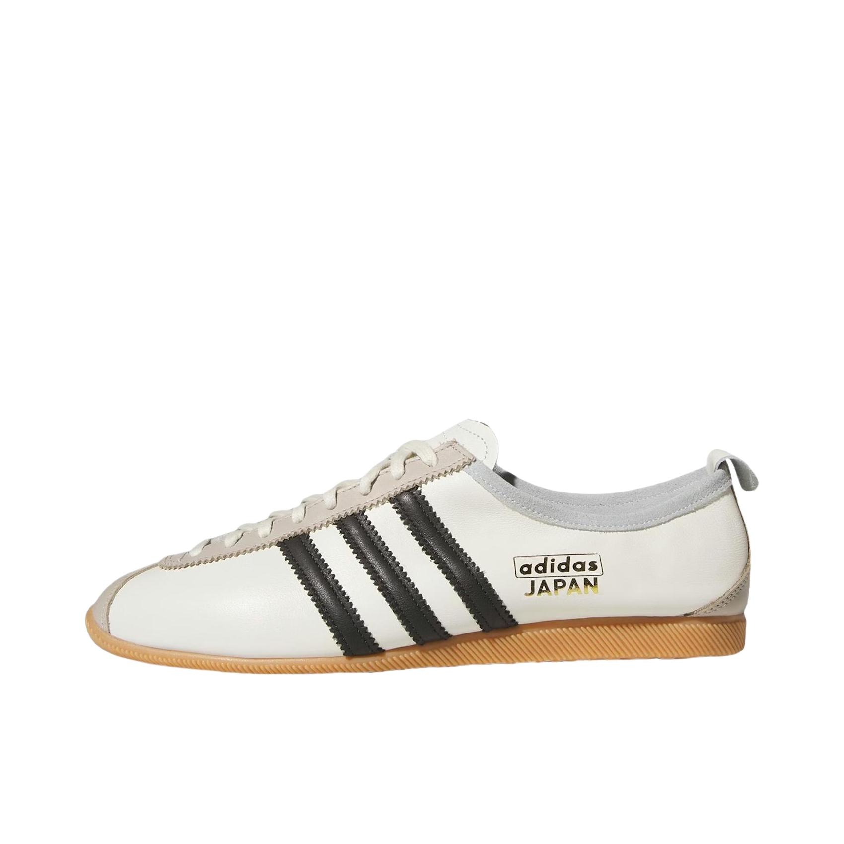 推荐商品：adidas Originals Japan 防滑耐磨 舒适轻便 复古百搭 潮流 T头鞋 薄底鞋 运动休闲鞋 米色/白色