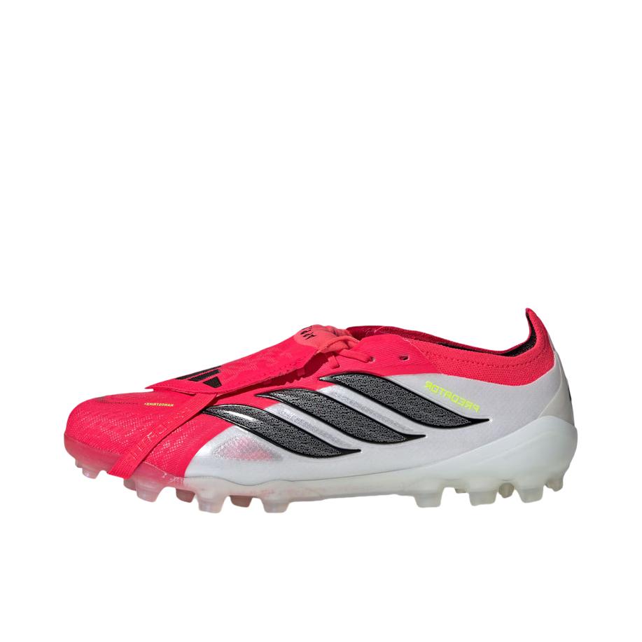 推荐商品：adidas Predator League 2G/3G AG 中端 胶质短钉 人造草皮 柔软耐磨防滑 足球鞋 亮红色/黑色/浅白色